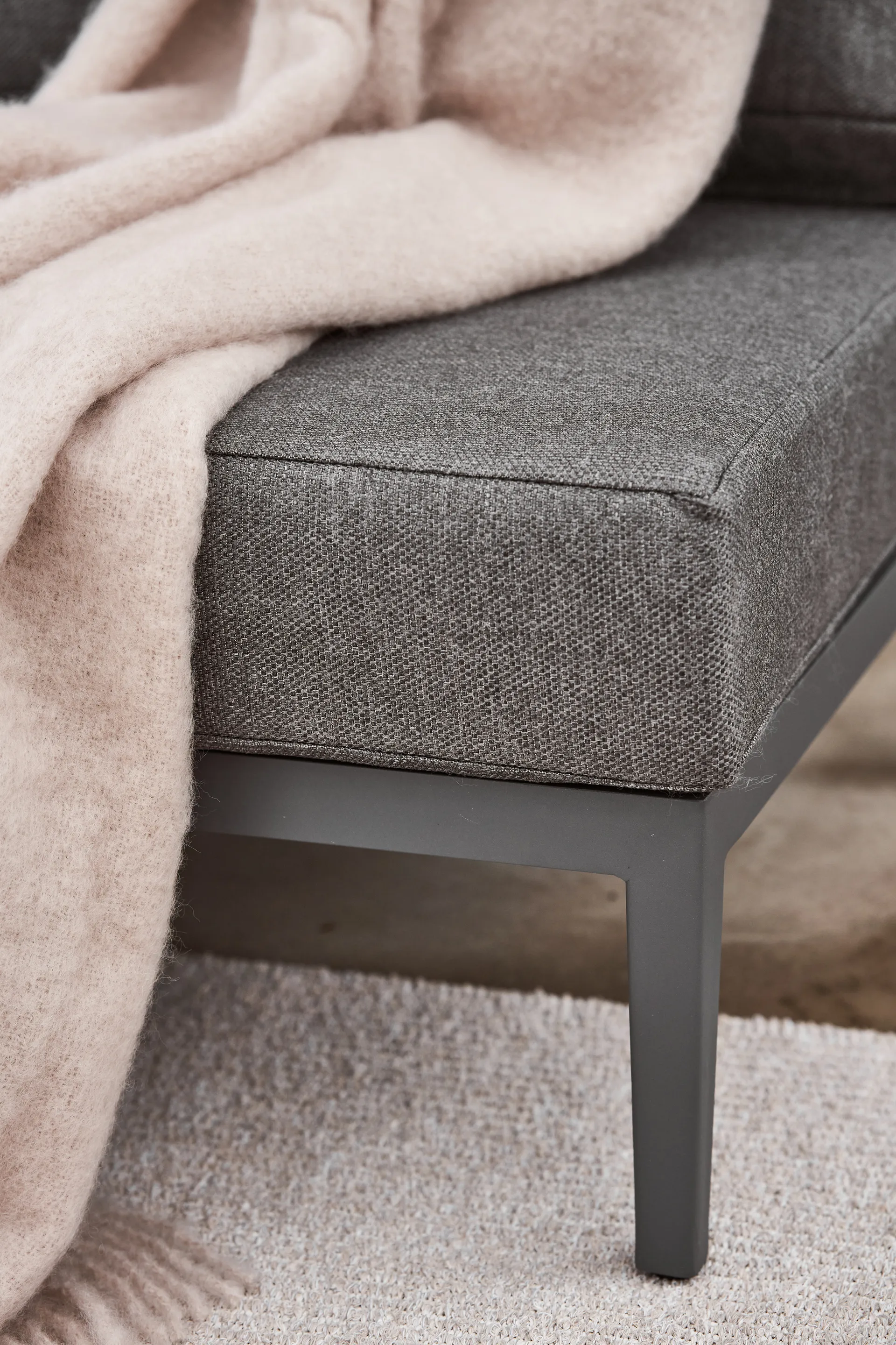 Santander sofa modułowa moduł centralny, Szary 1898