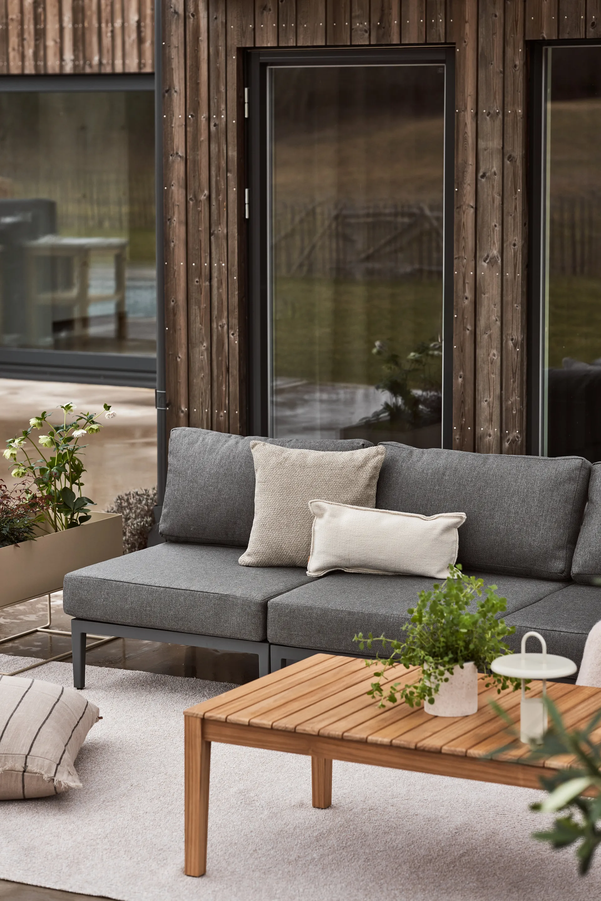 Santander sofa modułowa moduł centralny, Szary 1898