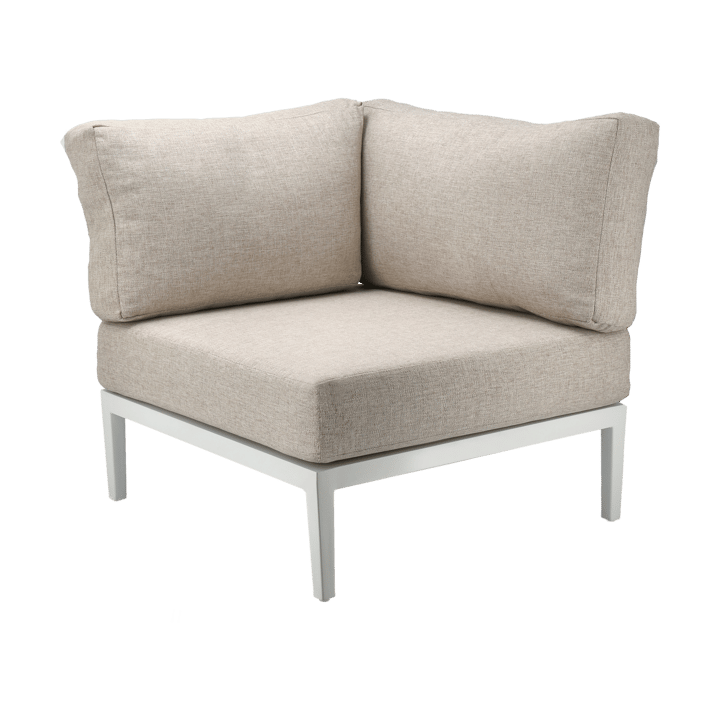 Santander sofa modułowa moduł narożny, Biały-beżowy 1898
