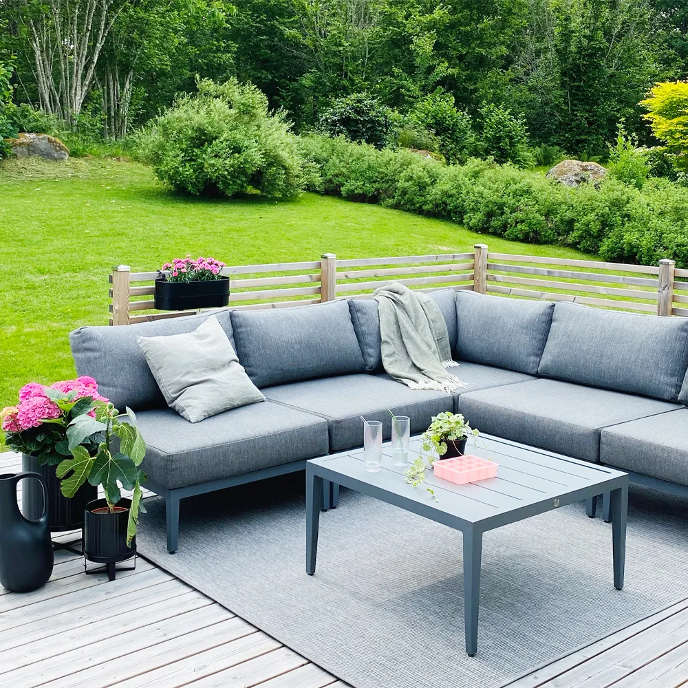 Santander sofa modułowa moduł narożny, Szary 1898