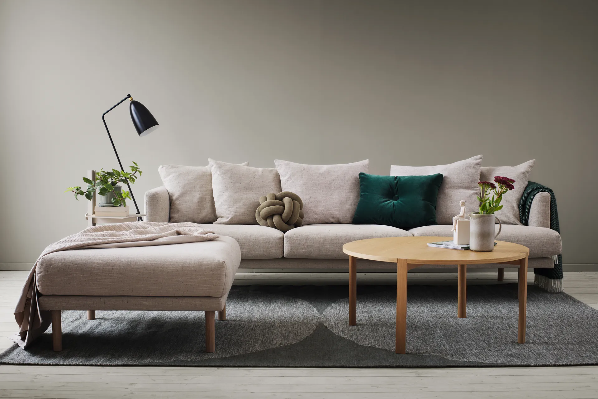 Sjövik podnóżek, Bern Beige 0341-dąb olejowany na biało 1898