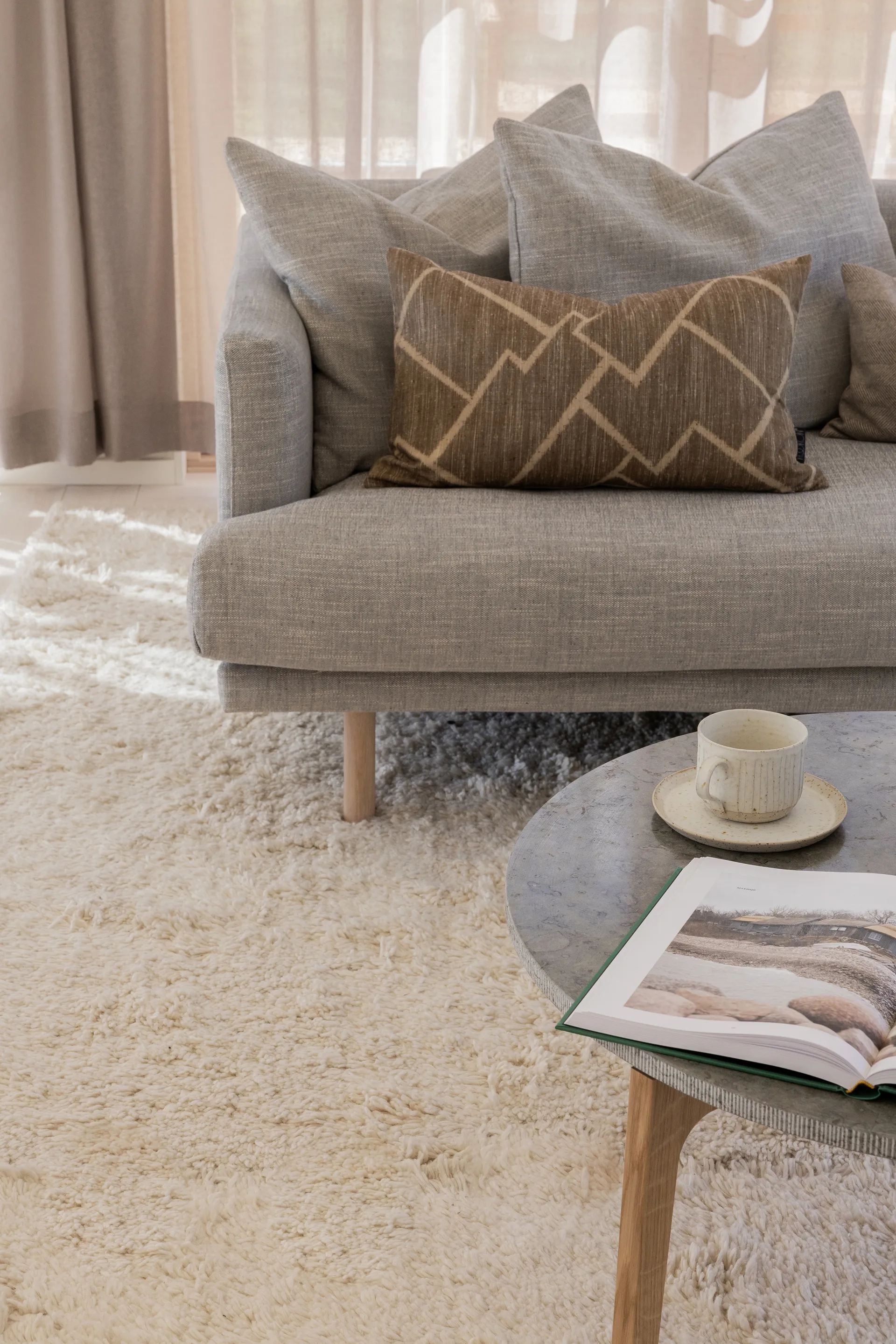 Sjövik Sofa 3 osobowa, Bern 0348 szary 1898