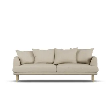 Sjövik sofa - Bern Beige 0341-dąb olejowany na biało, 3-osobowa - 1898