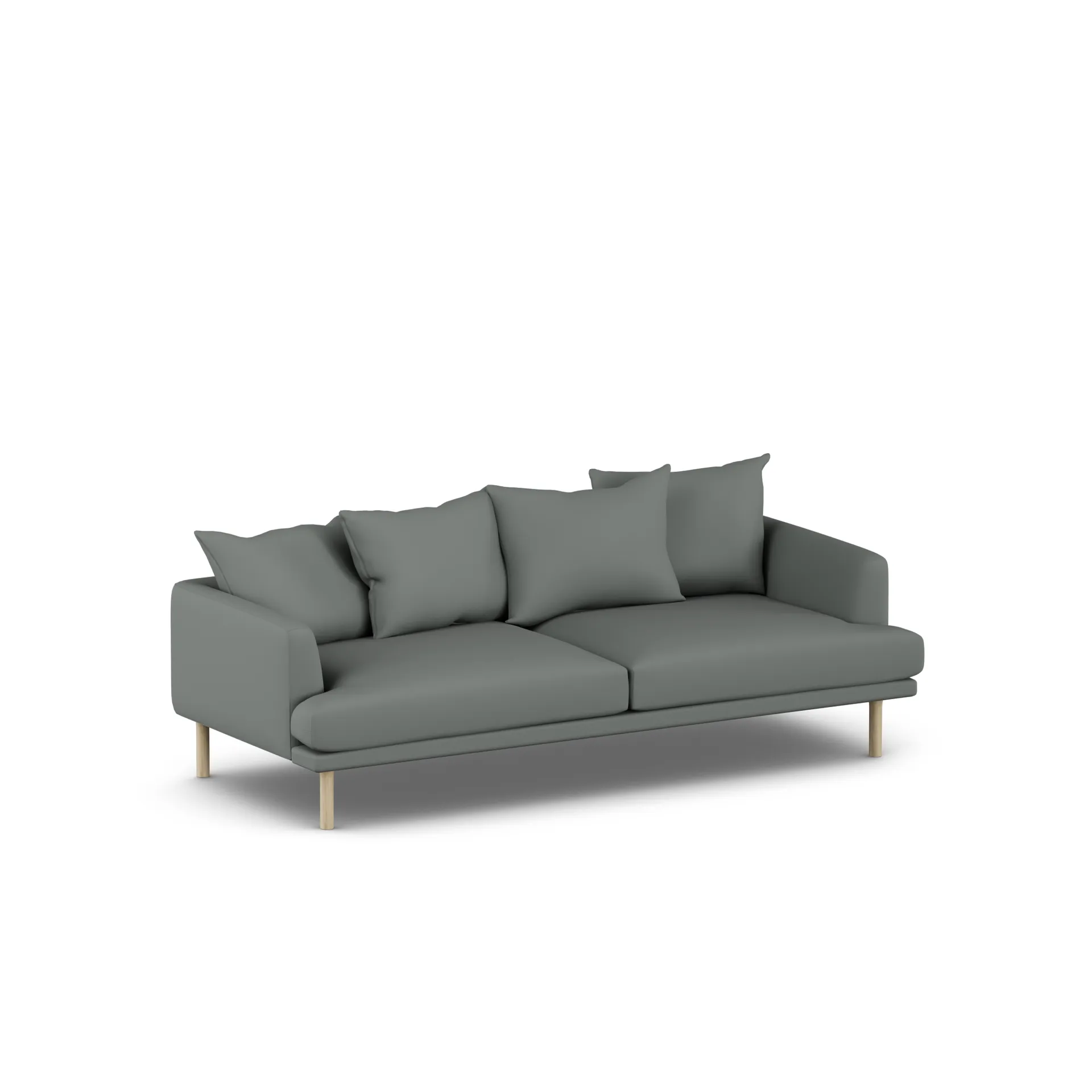 Sjövik sofa, Caleido Grey 1240-dąb olejowany na biało, 3-osobowa 1898