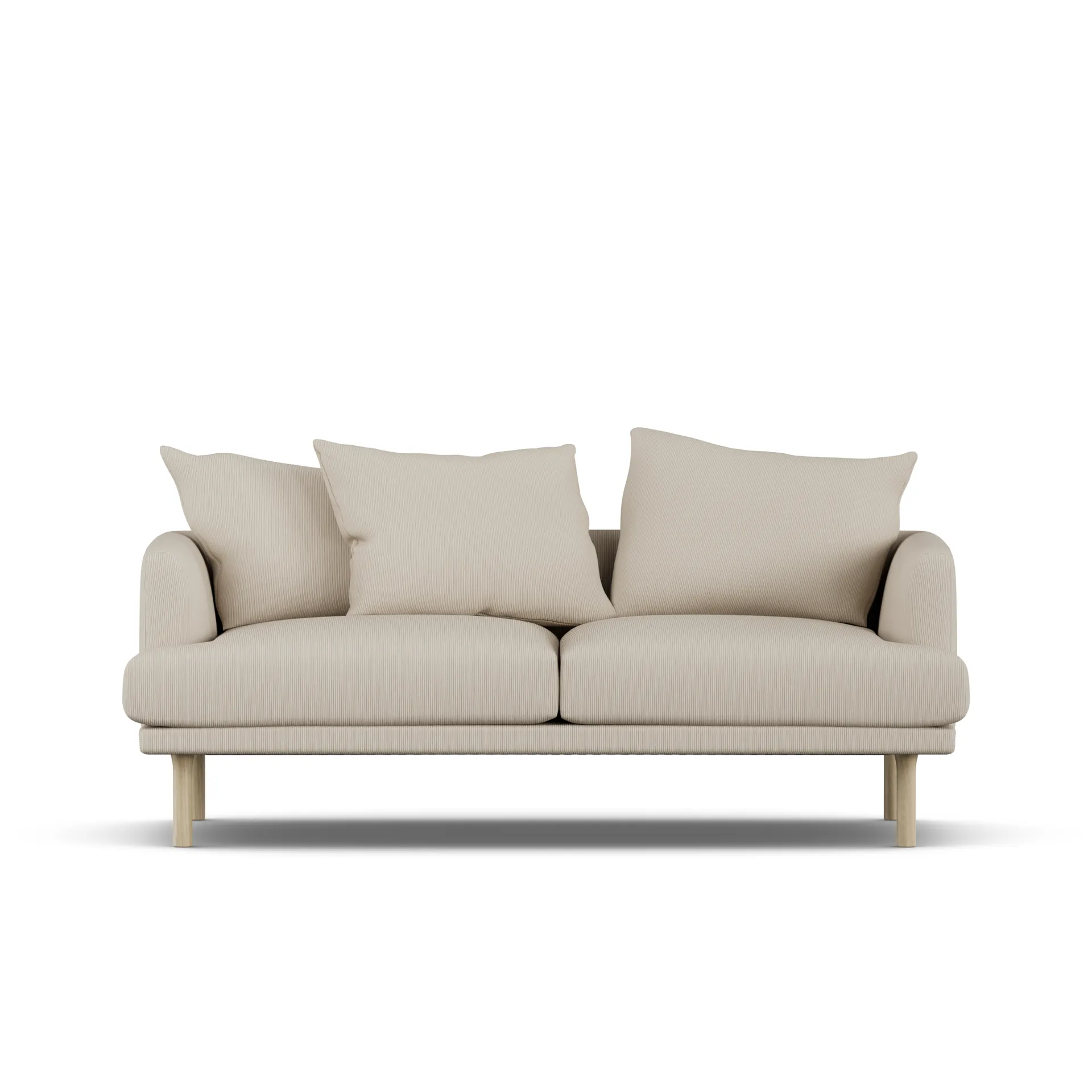 Sjövik sofa, Jump Beige 1956-dąb olejowany na biało, 2,5-osobowa 1898