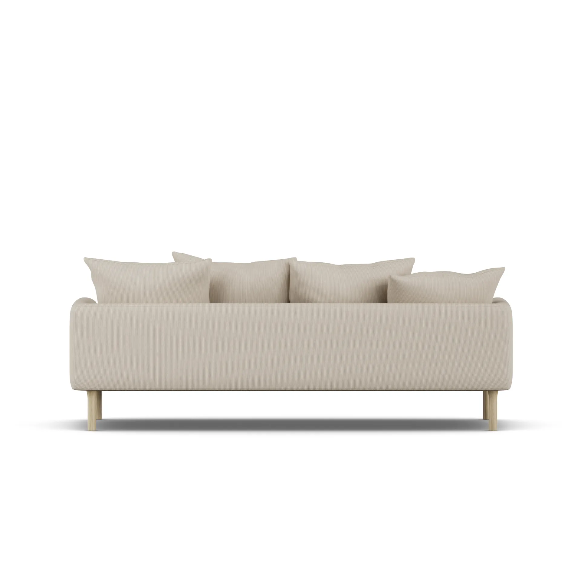 Sjövik sofa, Jump Beige 1956-dąb olejowany na biało, 3-osobowa 1898