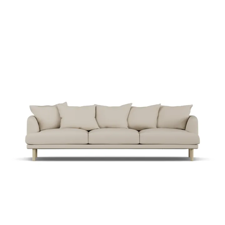 Sjövik sofa - Jump Beige 1956-dąb olejowany na biało, 3,5-osobowa - 1898