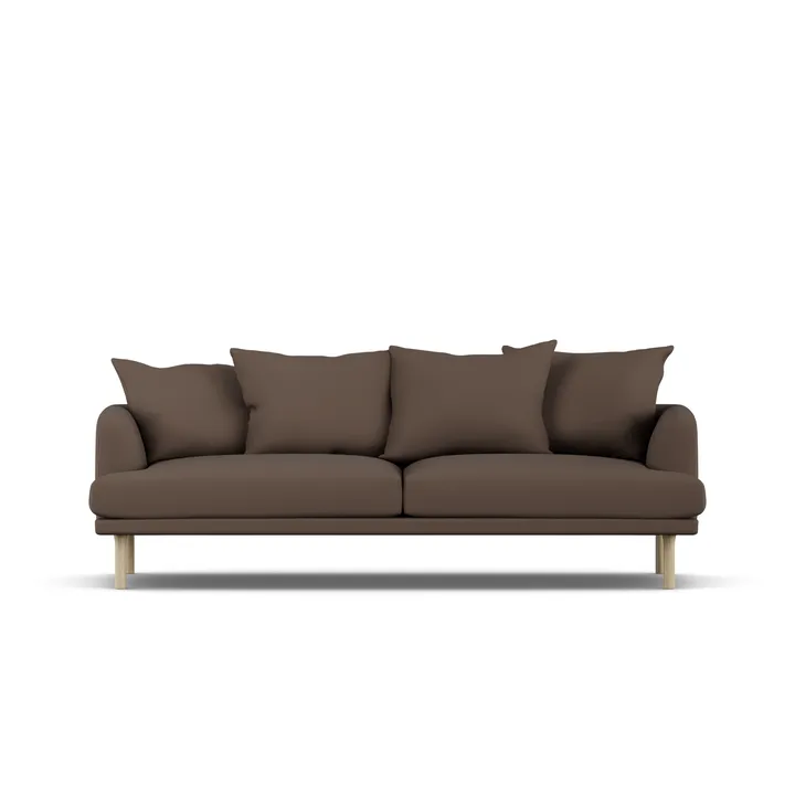 Sjövik sofa - Jump Brown 1955-dąb olejowany na biało, 3-osobowa - 1898
