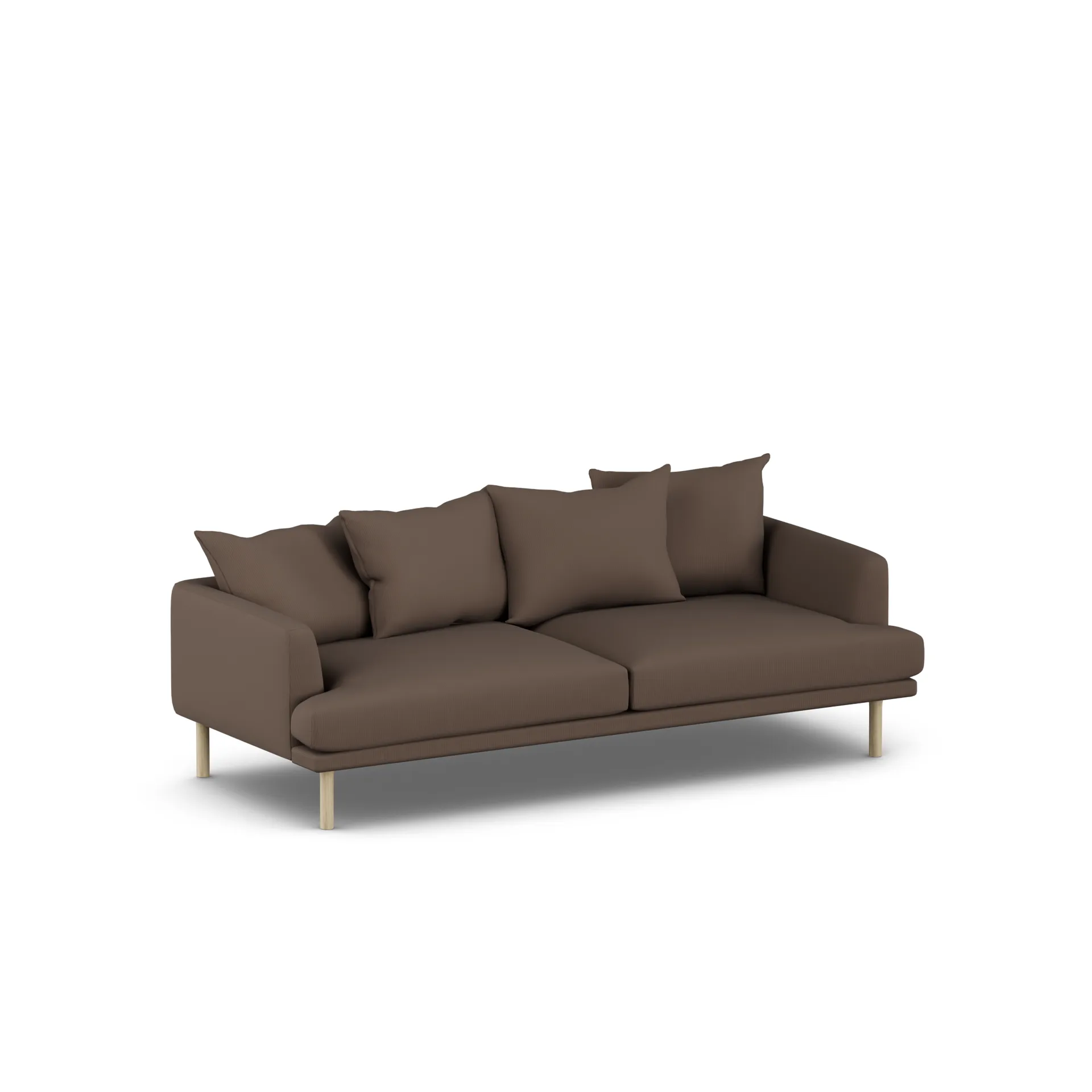 Sjövik sofa, Jump Brown 1955-dąb olejowany na biało, 3-osobowa 1898