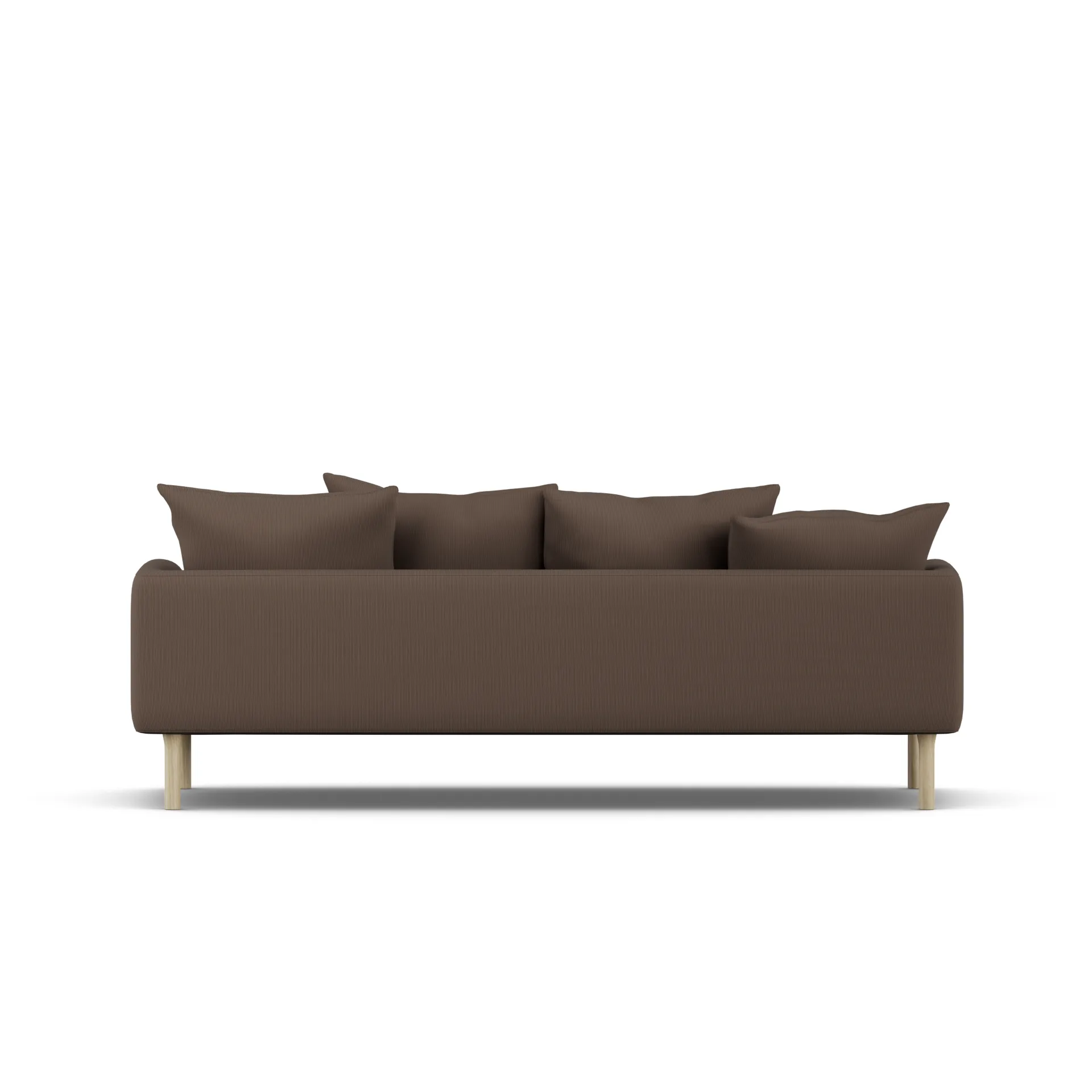 Sjövik sofa, Jump Brown 1955-dąb olejowany na biało, 3-osobowa 1898