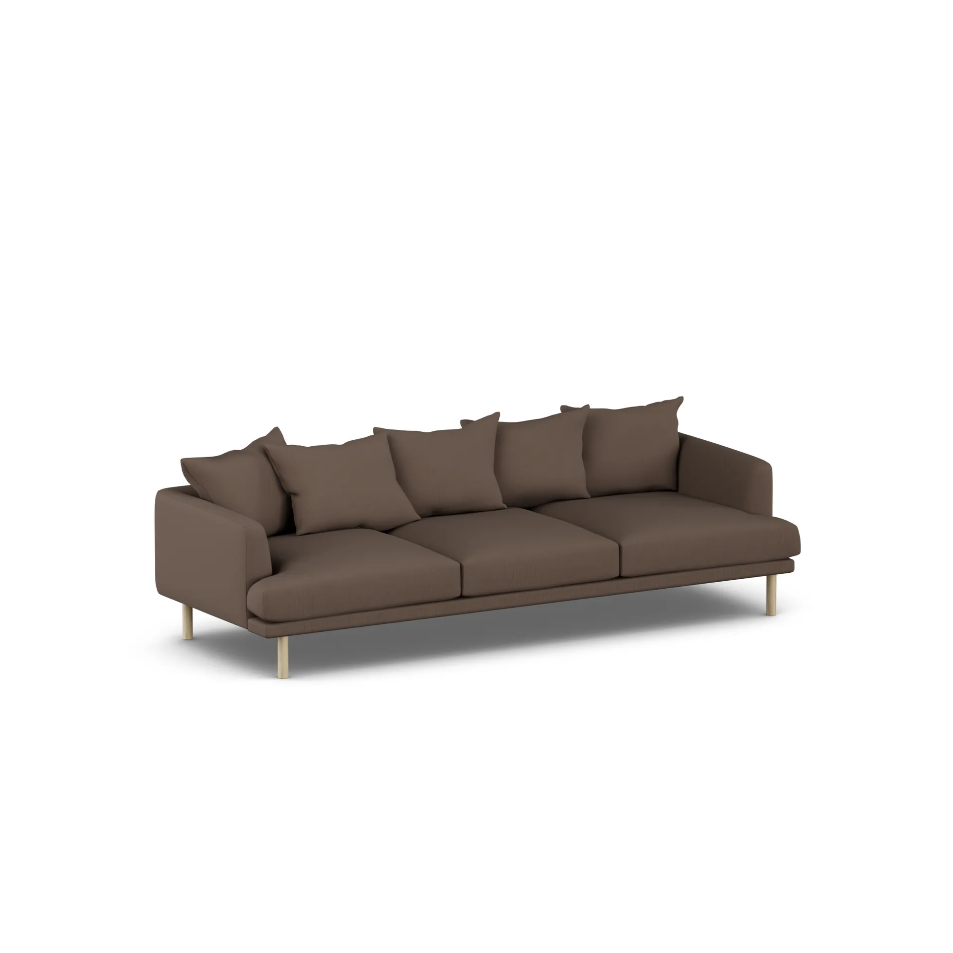 Sjövik sofa, Jump Brown 1955-dąb olejowany na biało, 3,5-osobowa 1898