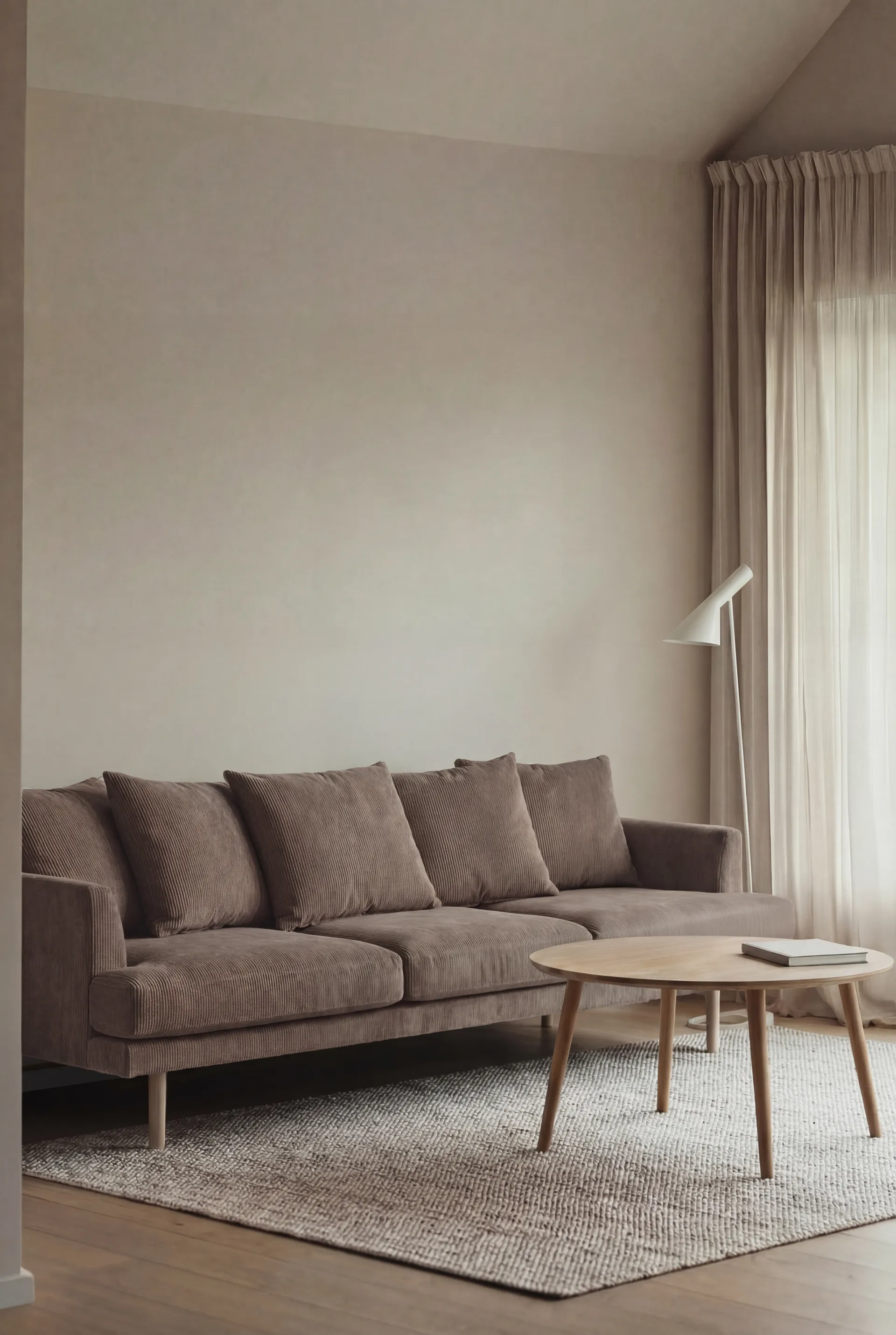 Sjövik sofa, Jump Brown 1955-dąb olejowany na biało, 3,5-osobowa 1898