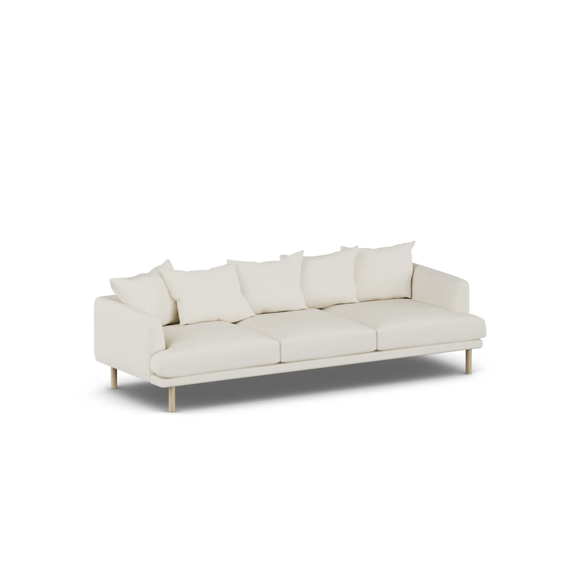 Sjövik sofa, Jump Off White 1954-dąb olejowany na biało, 3,5-osobowa 1898