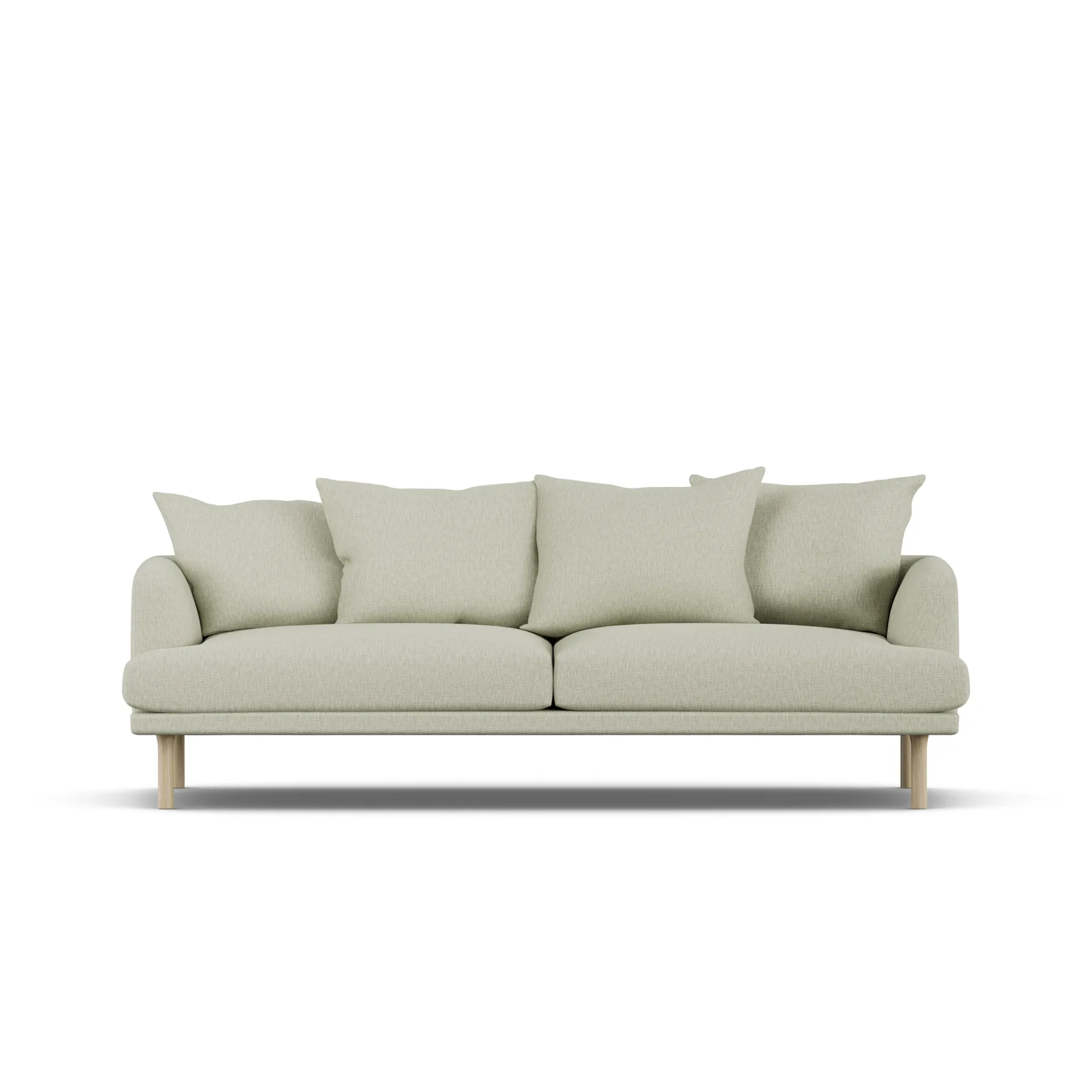Sjövik sofa, Luiza Beige 3981-dąb olejowany na biało, 3-osobowa 1898