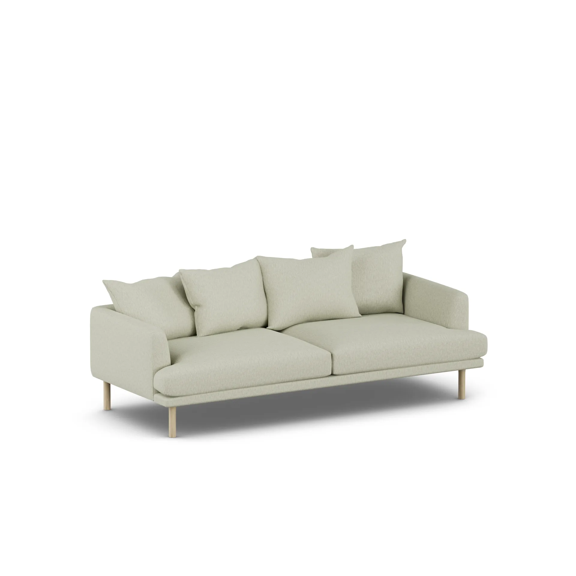 Sjövik sofa, Luiza Beige 3981-dąb olejowany na biało, 3-osobowa 1898