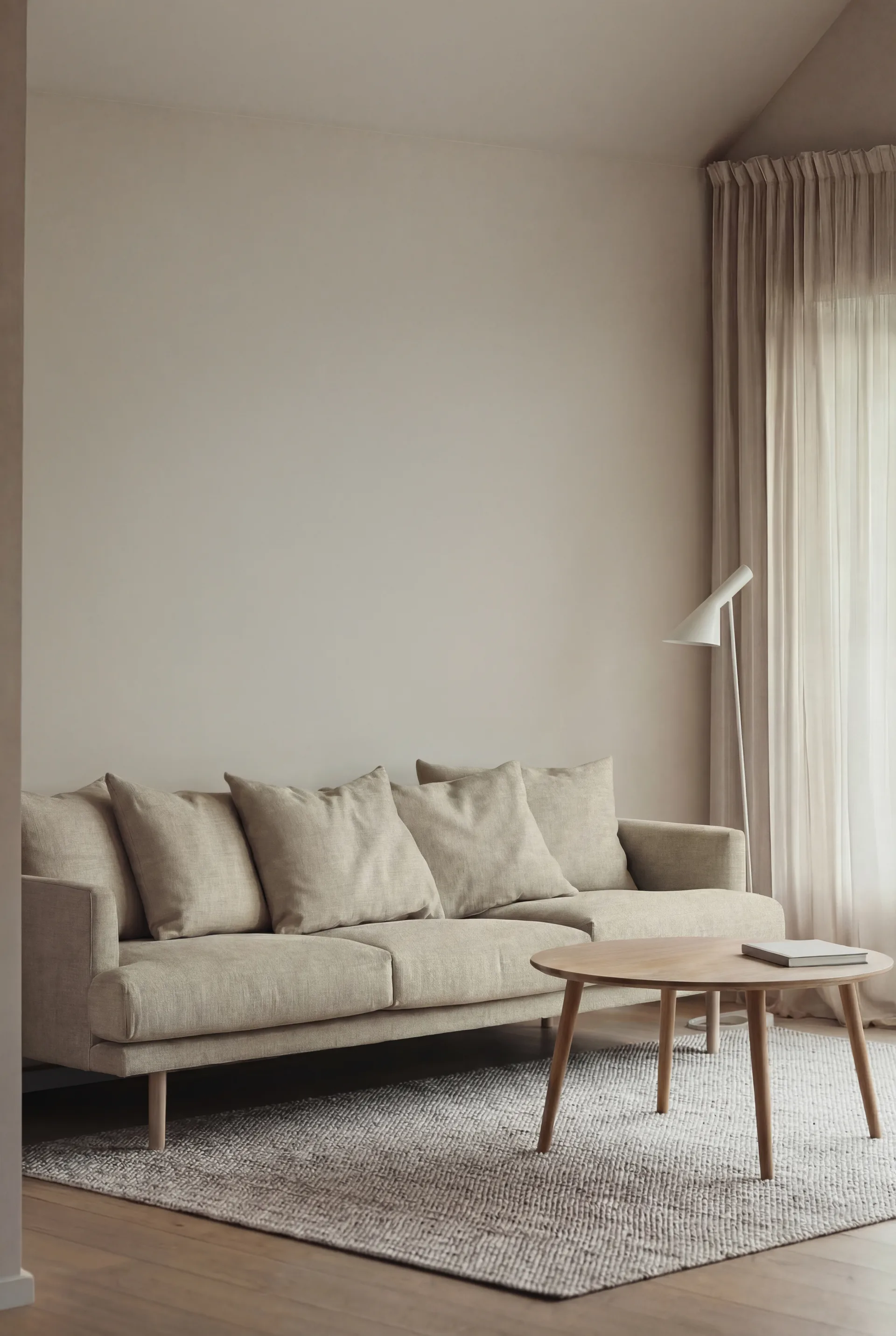 Sjövik sofa, Luiza Beige 3981-dąb olejowany na biało, 3,5-osobowa 1898