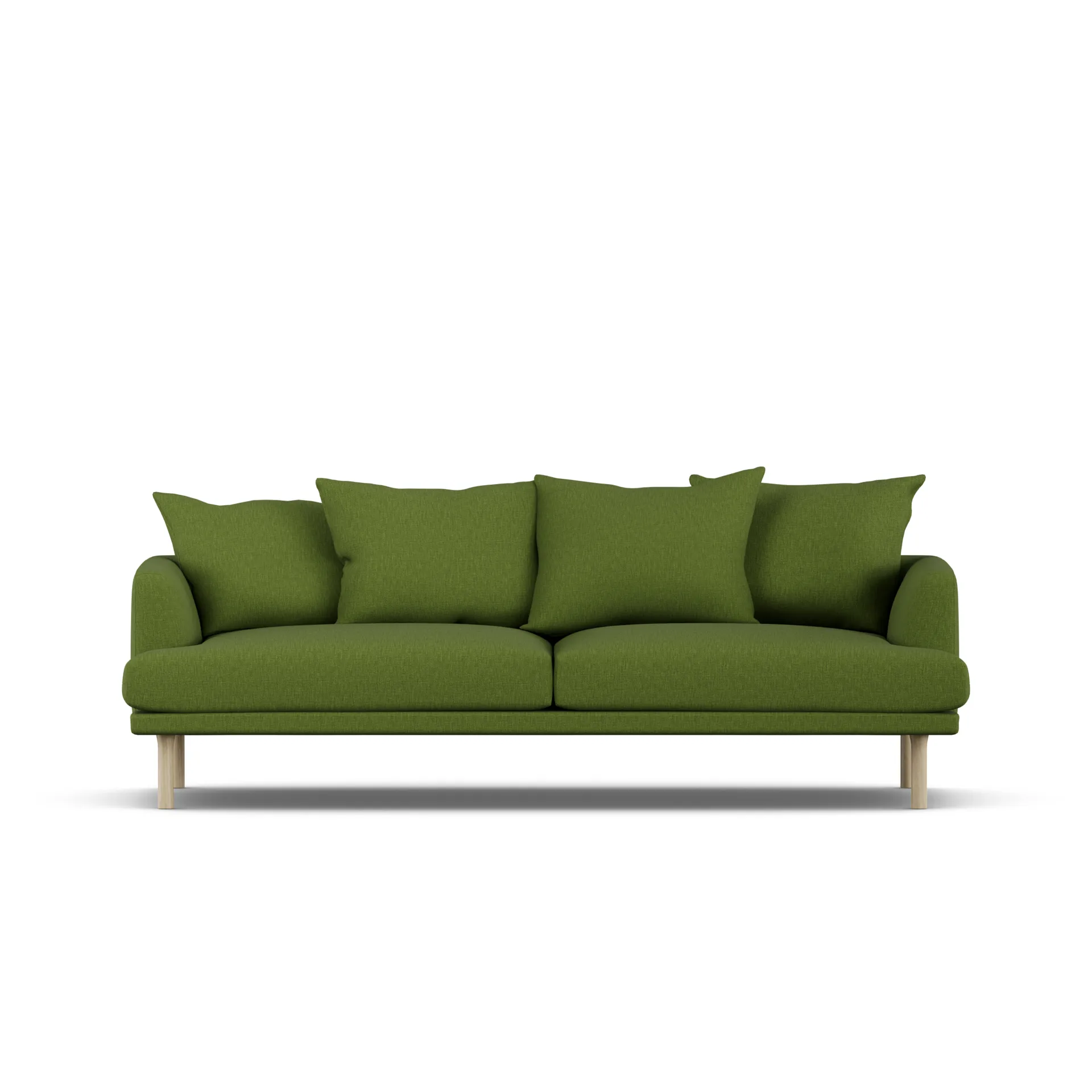Sjövik sofa, Luiza Green 3975-dąb olejowany na biało, 3-osobowa 1898