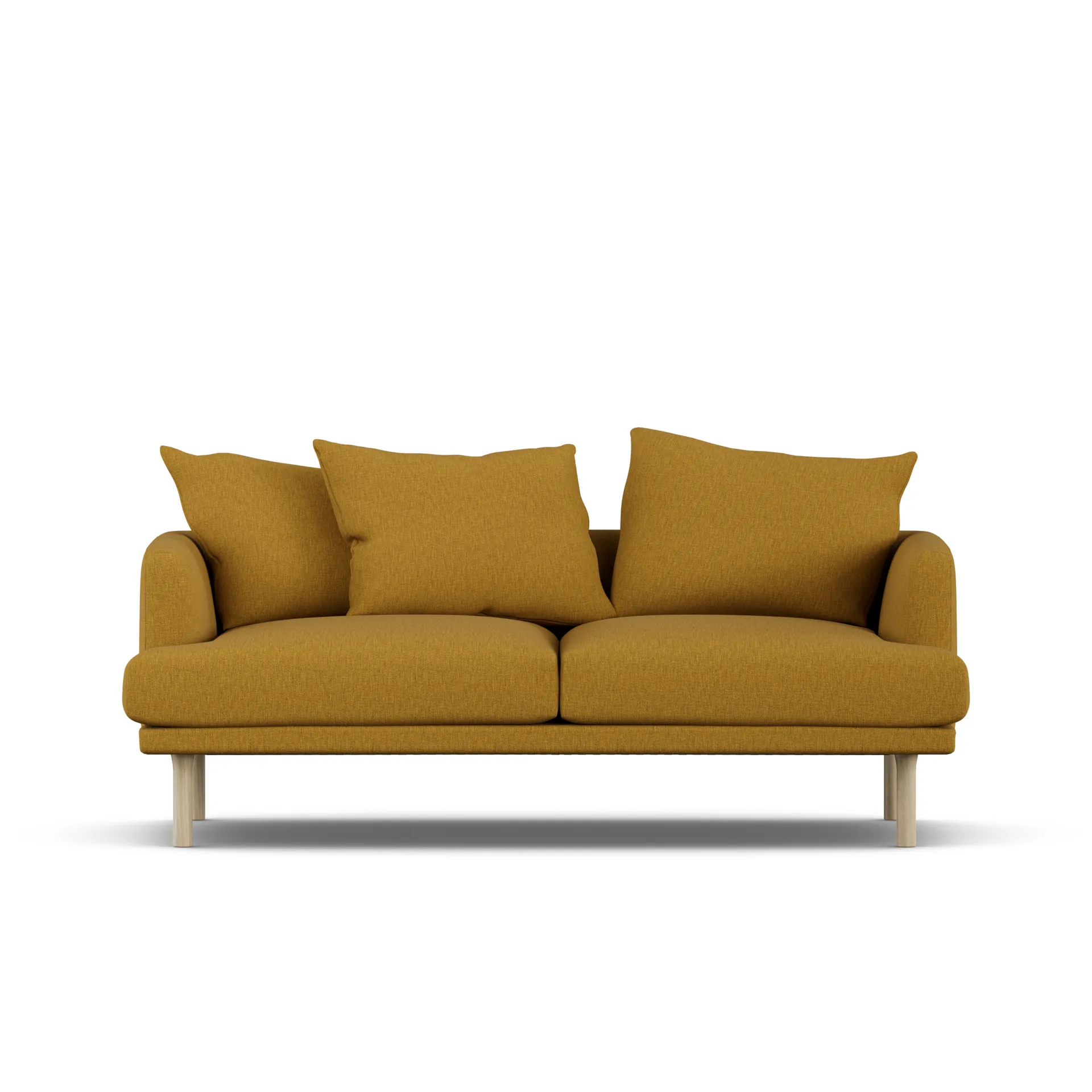 Sjövik sofa, Luiza Mustard 3972-dąb olejowany na biało, 2,5-osobowa 1898