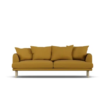 Sjövik sofa - Luiza Mustard 3972-dąb olejowany na biało, 3-osobowa - 1898