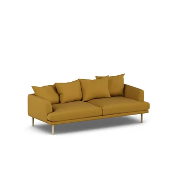 Sjövik sofa - Luiza Mustard 3972-dąb olejowany na biało, 3-osobowa - 1898
