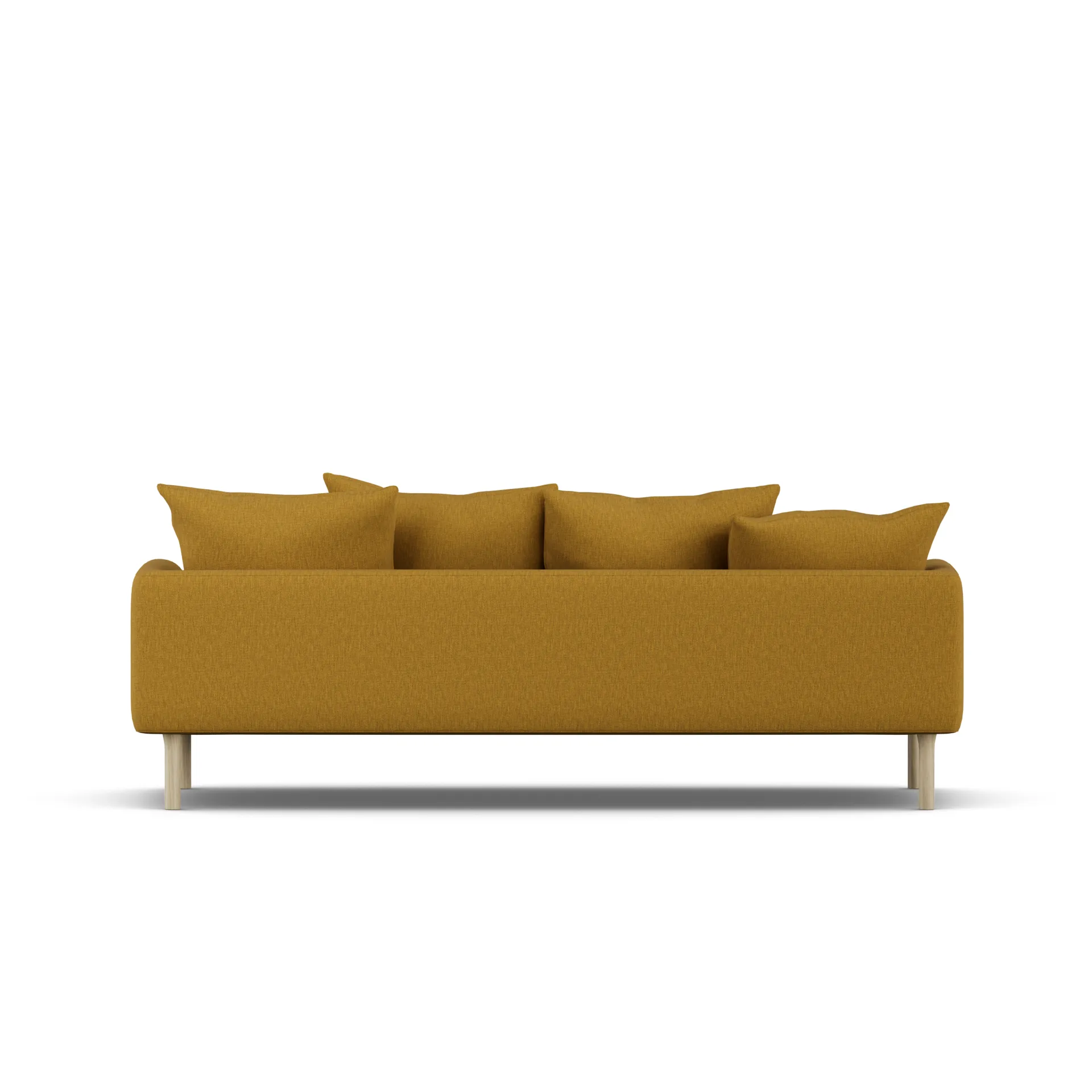 Sjövik sofa, Luiza Mustard 3972-dąb olejowany na biało, 3-osobowa 1898