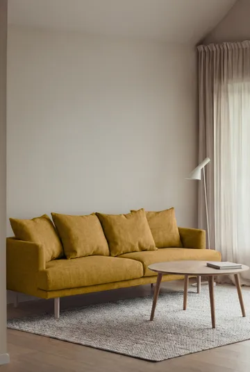 Sjövik sofa - Luiza Mustard 3972-dąb olejowany na biało, 3-osobowa - 1898
