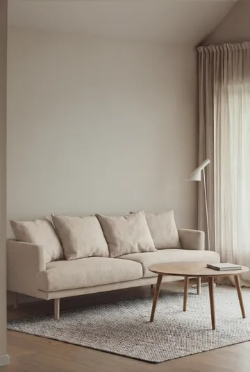 Sjövik sofa - Same Beige 6670-dąb olejowany na biało, 3-osobowa - 1898