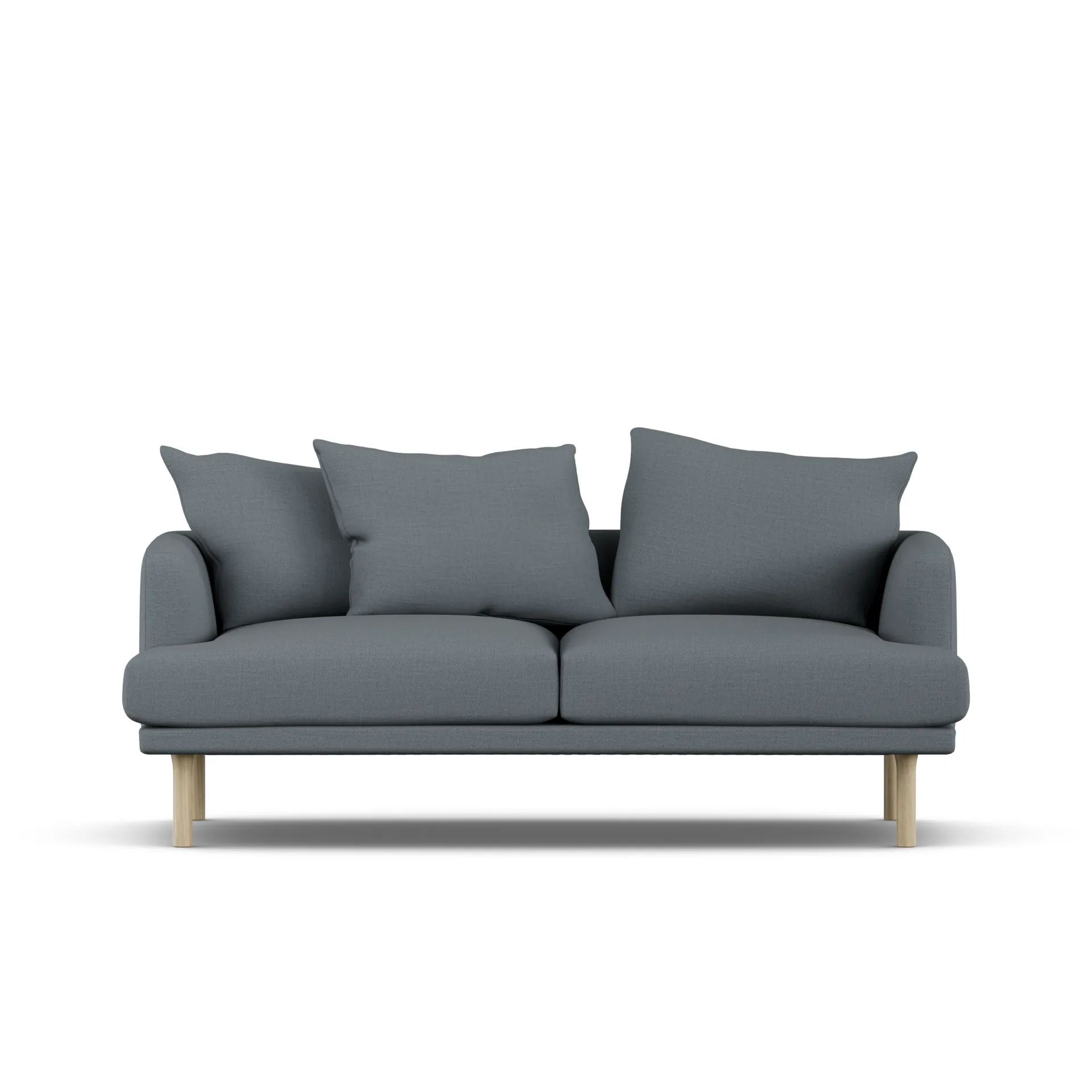 Sjövik sofa, Same Blue 6678-dąb olejowany na biało, 2,5-osobowa 1898
