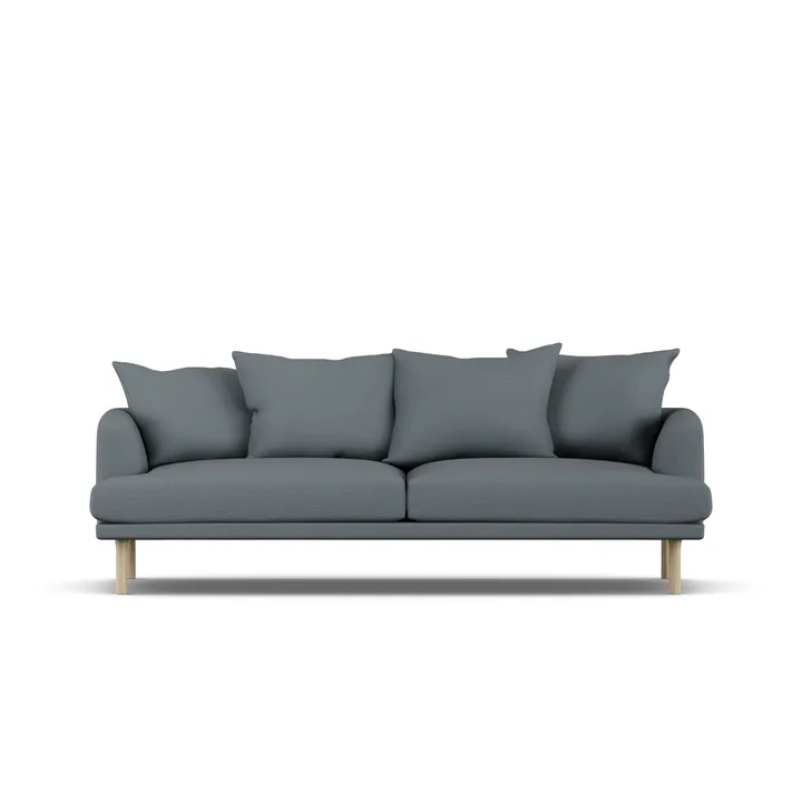 Sjövik sofa - Same Blue 6678-dąb olejowany na biało, 3-osobowa - 1898