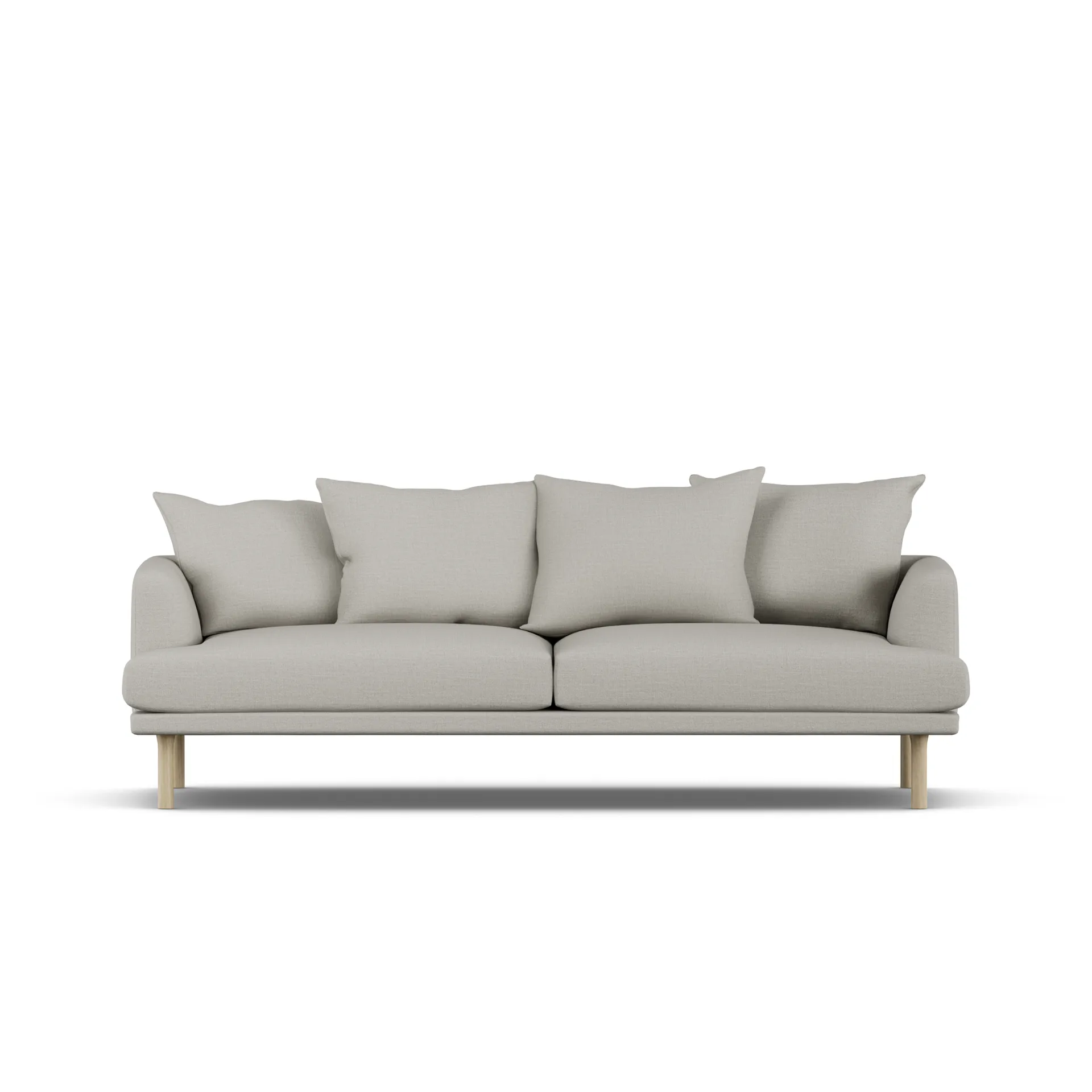 Sjövik sofa, Same Grey 6673-dąb olejowany na biało, 3-osobowa 1898