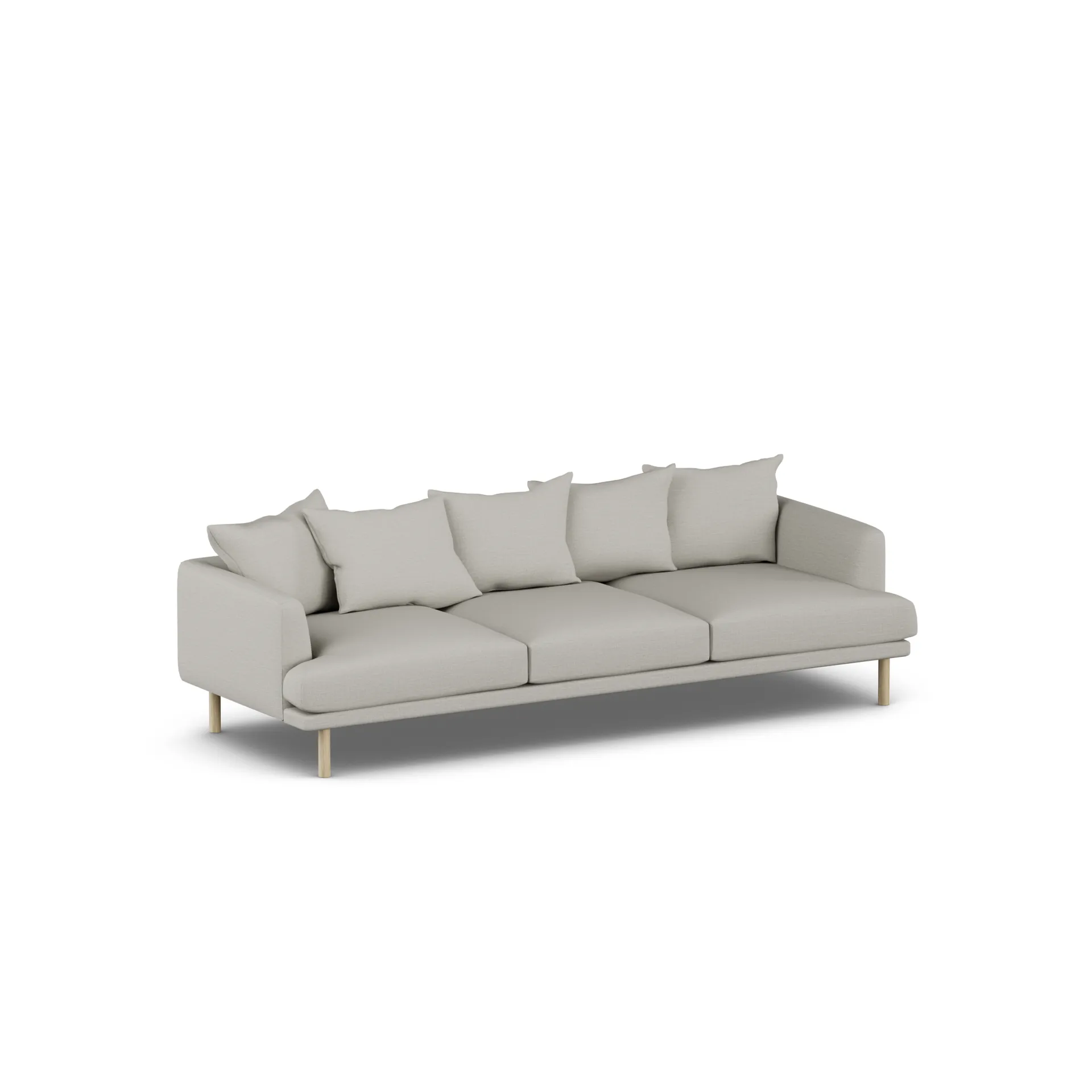 Sjövik sofa, Same Grey 6673-dąb olejowany na biało, 3,5-osobowa 1898
