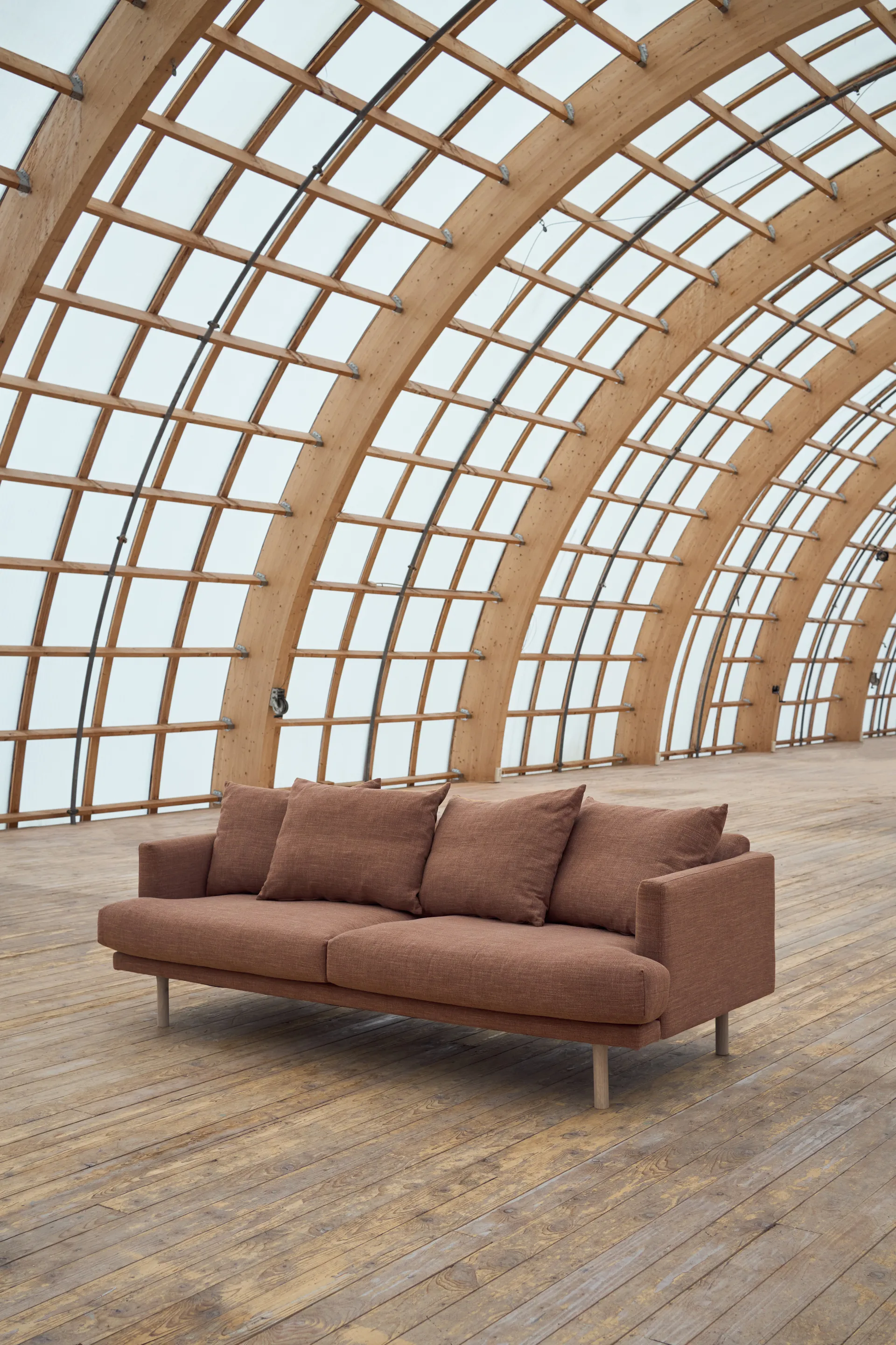 Sjövik sofa, Same Rust 6675-dąb olejowany na biało, 3-osobowa 1898