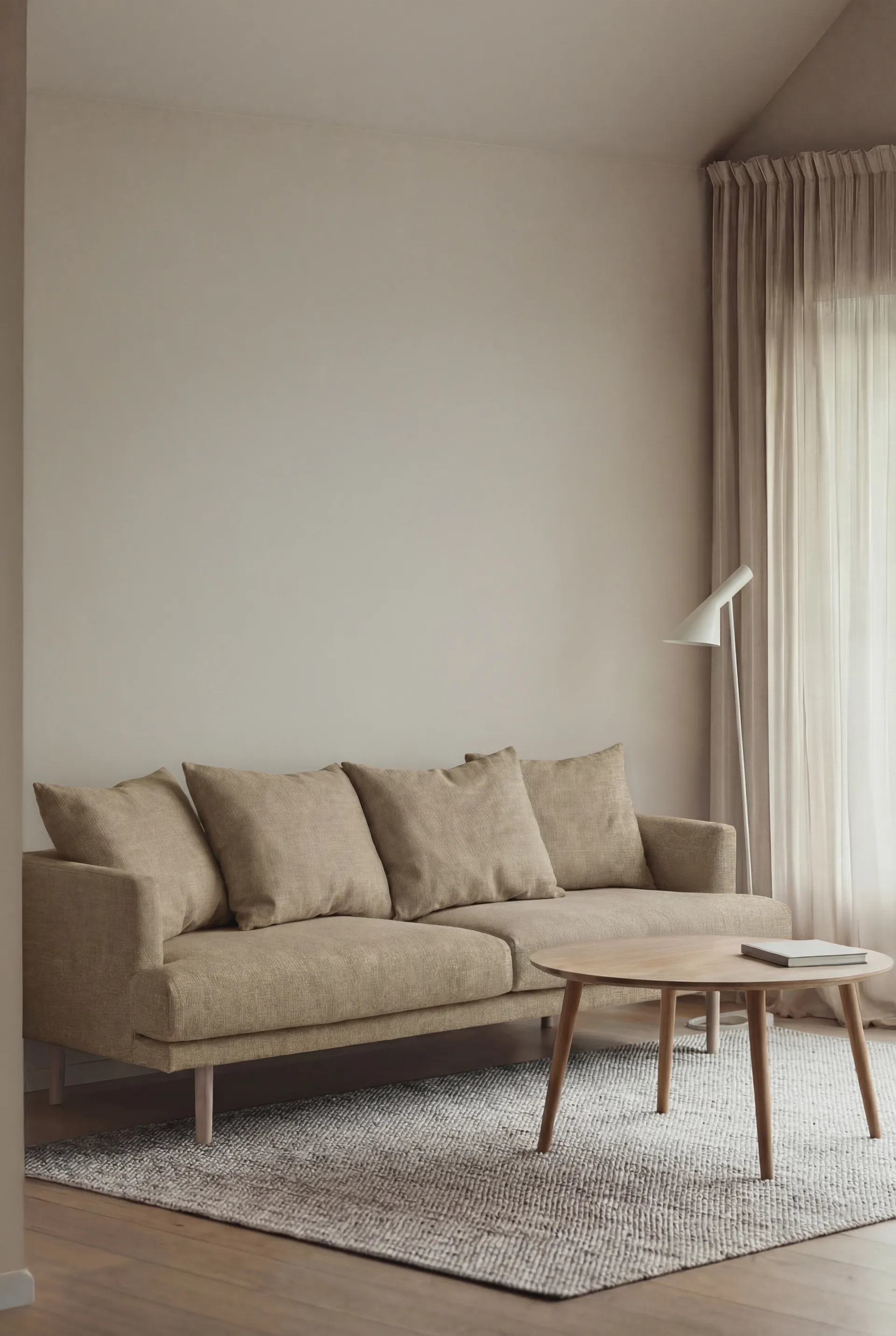 Sjövik sofa, Same Sand 6672-dąb olejowany na biało, 3-osobowa 1898