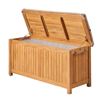 Skrzynia na poduszki Bjärknäs z kółkami S 130x50x60 cm - Teak - 1898