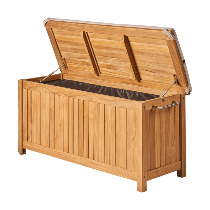 Skrzynia na poduszki Bjärknäs z kółkami S 130x50x60 cm, Teak 1898