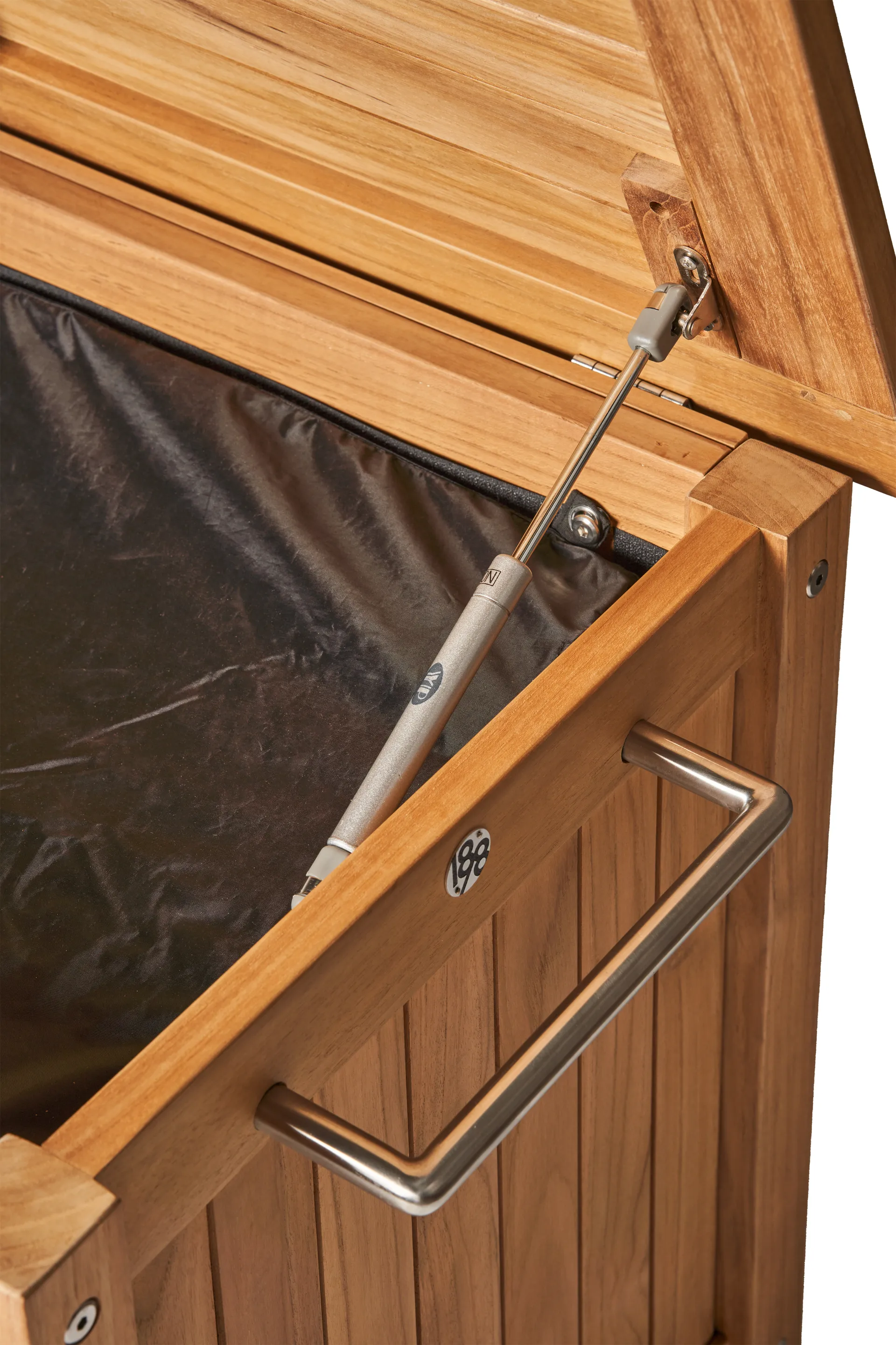 Skrzynia na poduszki Bjärknäs z kółkami S 130x50x60 cm, Teak 1898