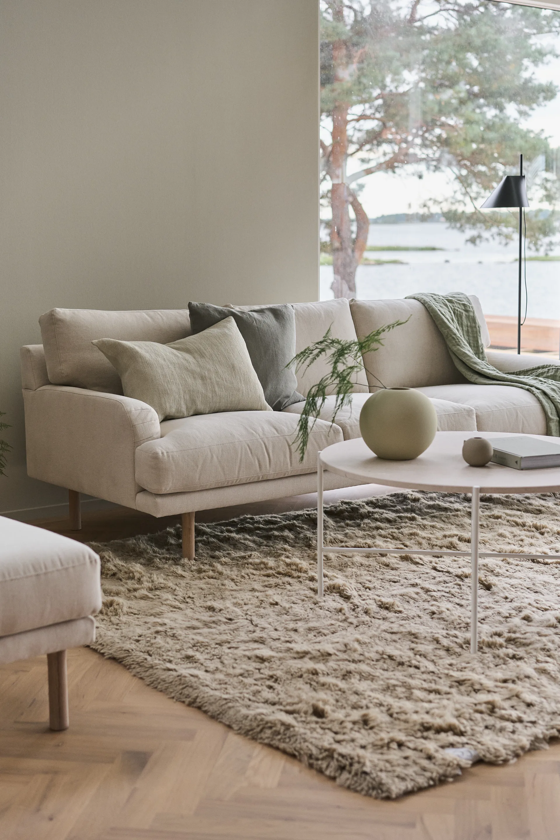 Sofa 3-osobowa Lidnäs, Caleido beżowy 1898