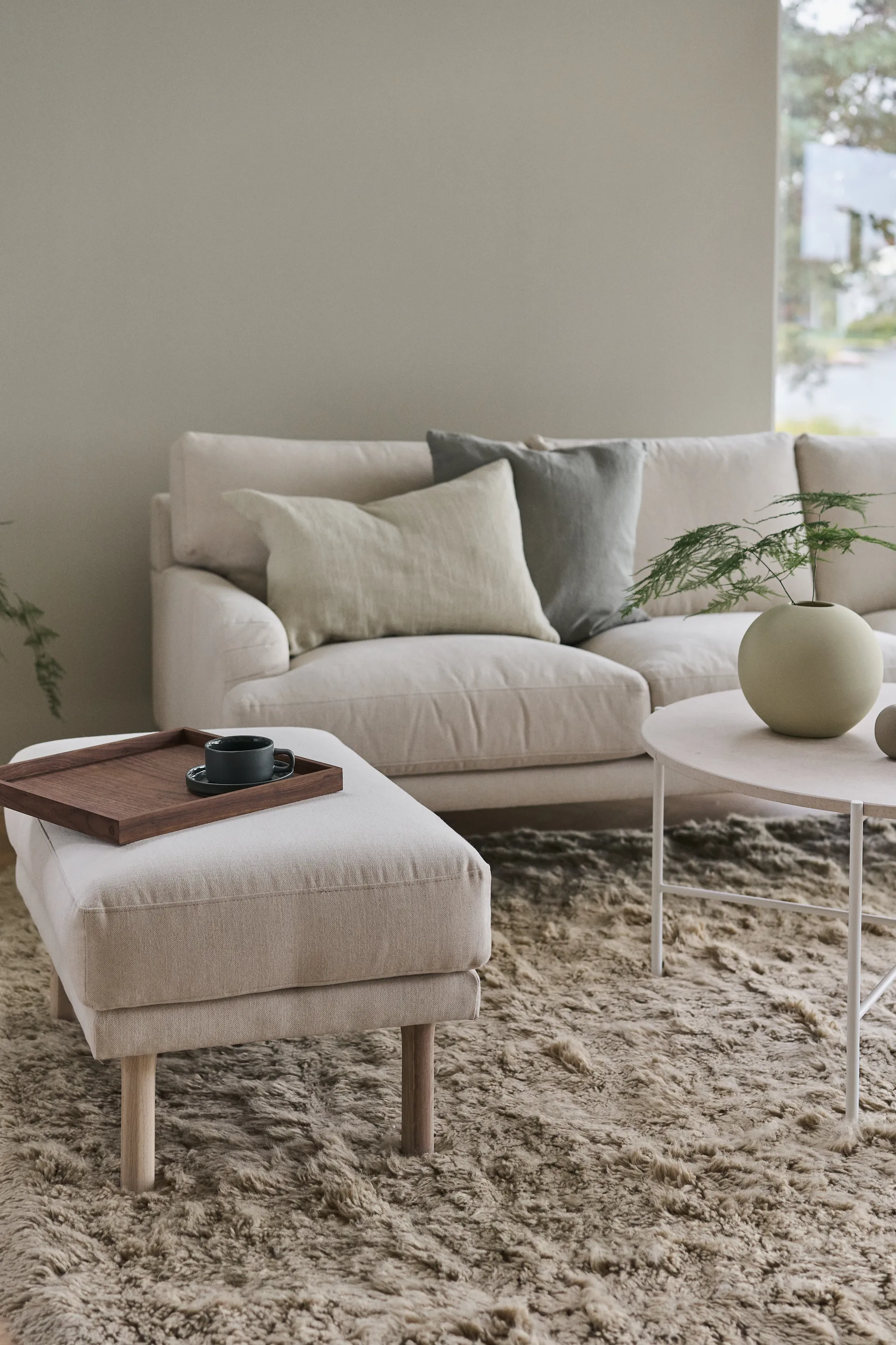 Sofa 3-osobowa Lidnäs, Caleido beżowy 1898