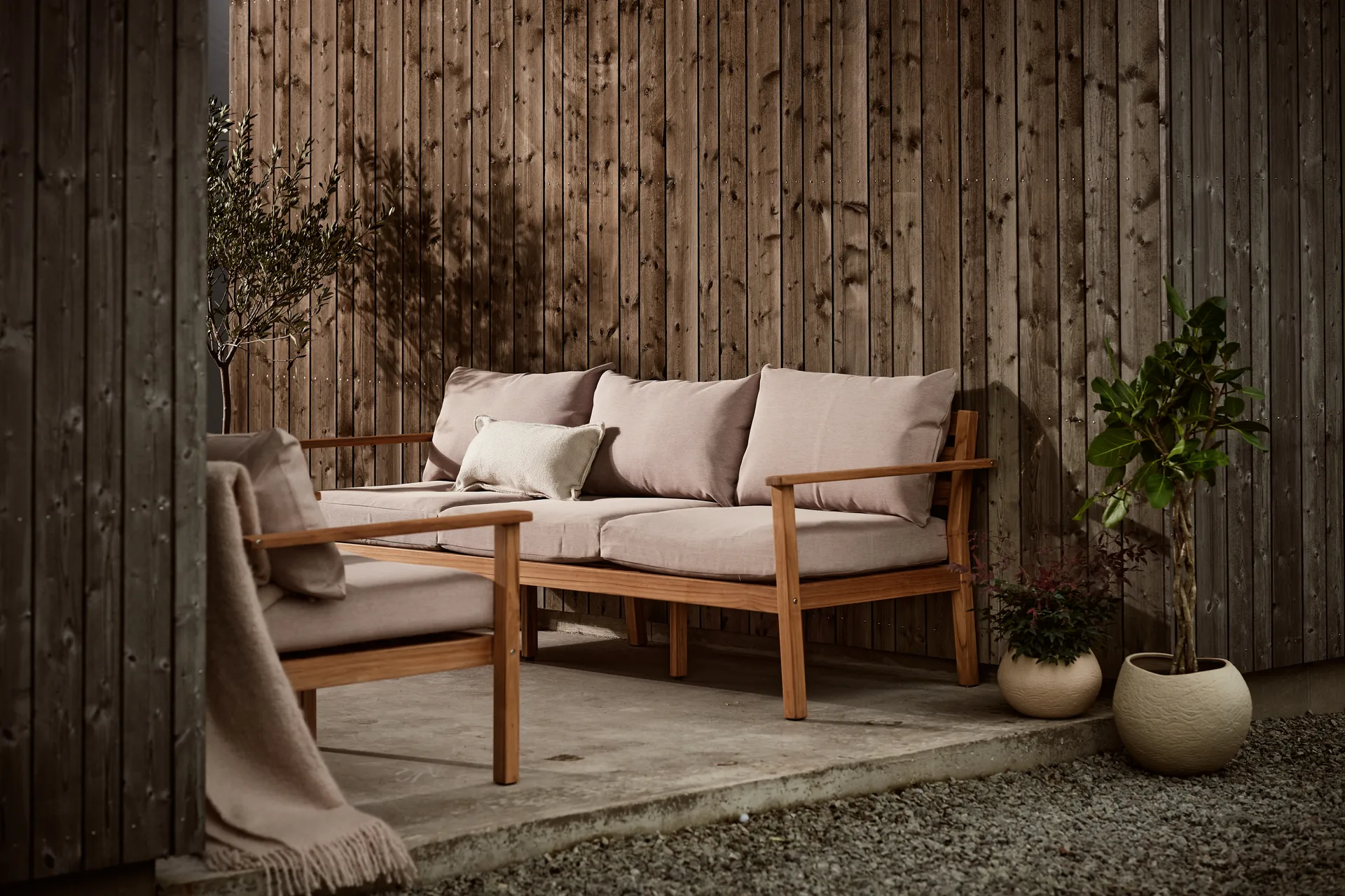 Sofa 3-osobowa Stockaryd Teak/Beige,  1898