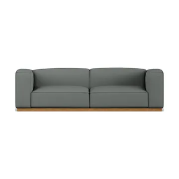 Sofa Bergsdal - Caleido grey 1240-Jesion bejcowany na kolor dębu, 3-osobowa - 1898