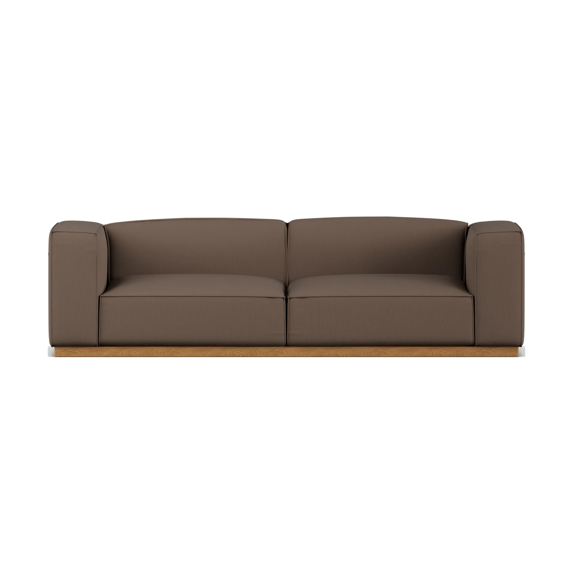 Sofa Bergsdal, Jump brown 1955-Jesion bejcowany na kolor dębu, 3-osobowa 1898