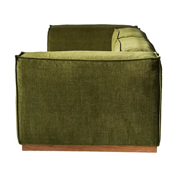 Sofa Bergsdal - Luisa green 3975-Jesion bejcowany na kolor dębu, 3-osobowa - 1898