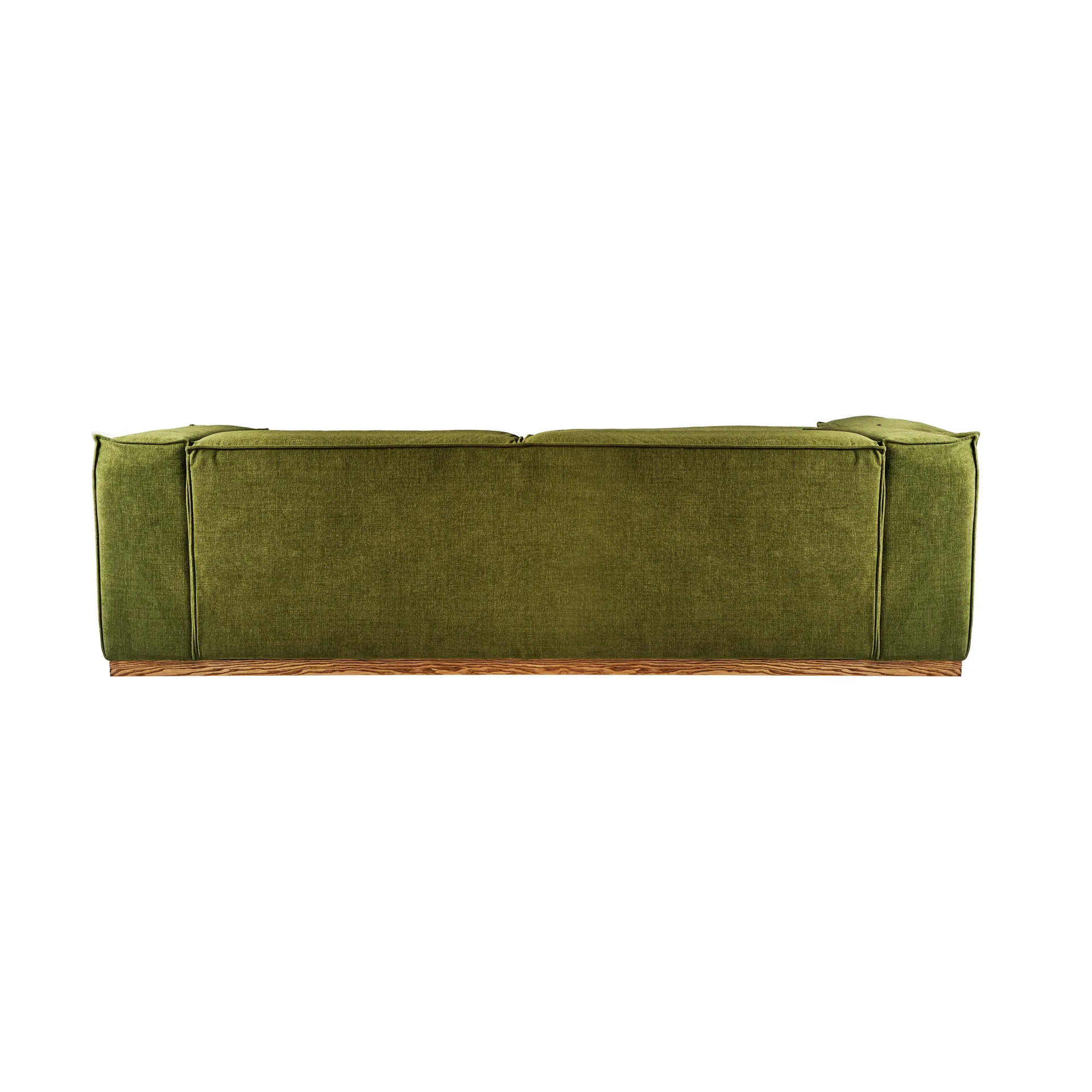Sofa Bergsdal, Luisa green 3975-Jesion bejcowany na kolor dębu, 3-osobowa 1898
