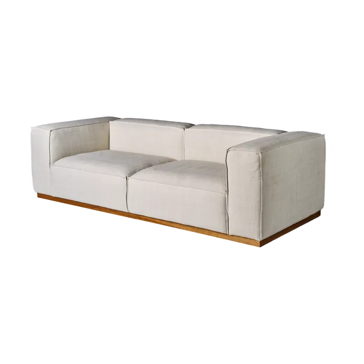 Sofa Bergsdal - Oslo nature 1540-Jesion bejcowany na kolor dębu, 3-osobowa - 1898