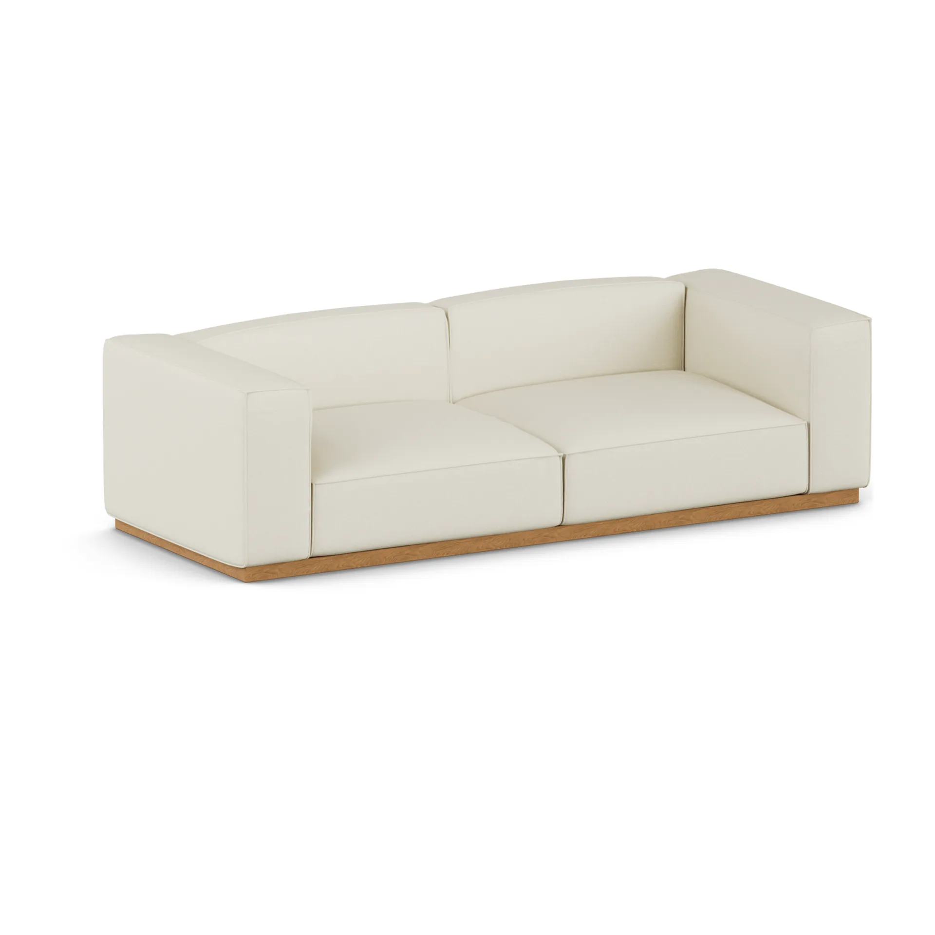 Sofa Bergsdal, Oslo nature 1540-Jesion bejcowany na kolor dębu, 3-osobowa 1898