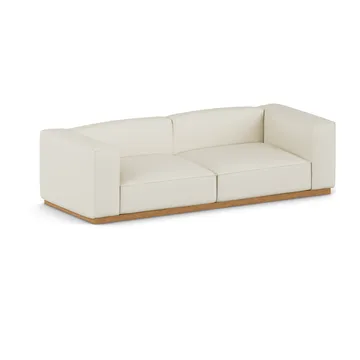 Sofa Bergsdal - Oslo nature 1540-Jesion bejcowany na kolor dębu, 3-osobowa - 1898