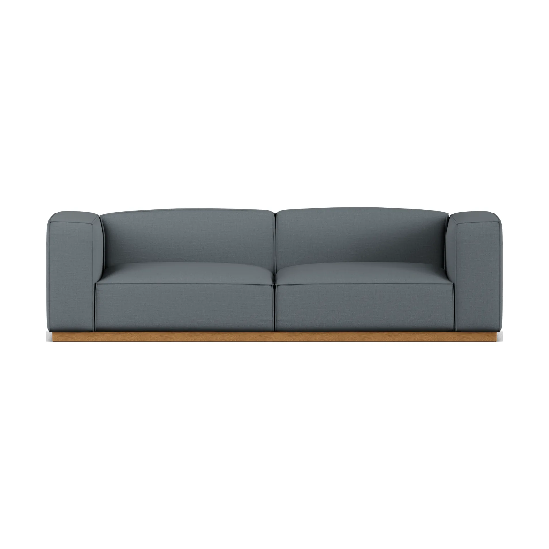 Sofa Bergsdal, Same Blue 6678-bejcowany na dąb, 3-osobowa 1898