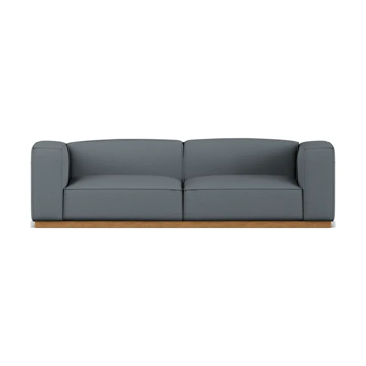 Sofa Bergsdal - Same Blue 6678-bejcowany na dąb, 3-osobowa - 1898