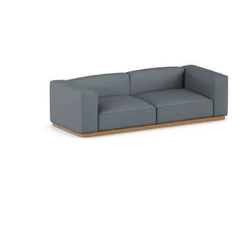 Sofa Bergsdal - Same Blue 6678-bejcowany na dąb, 3-osobowa - 1898