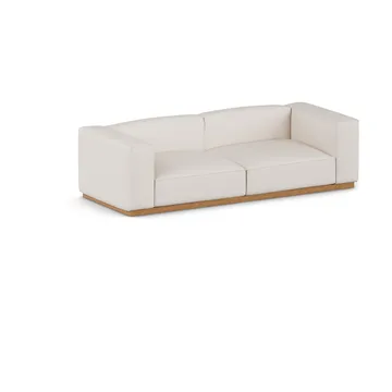 Sofa Bergsdal - Same Off White 6671-bejcowany na dąb, 3-sits - 1898